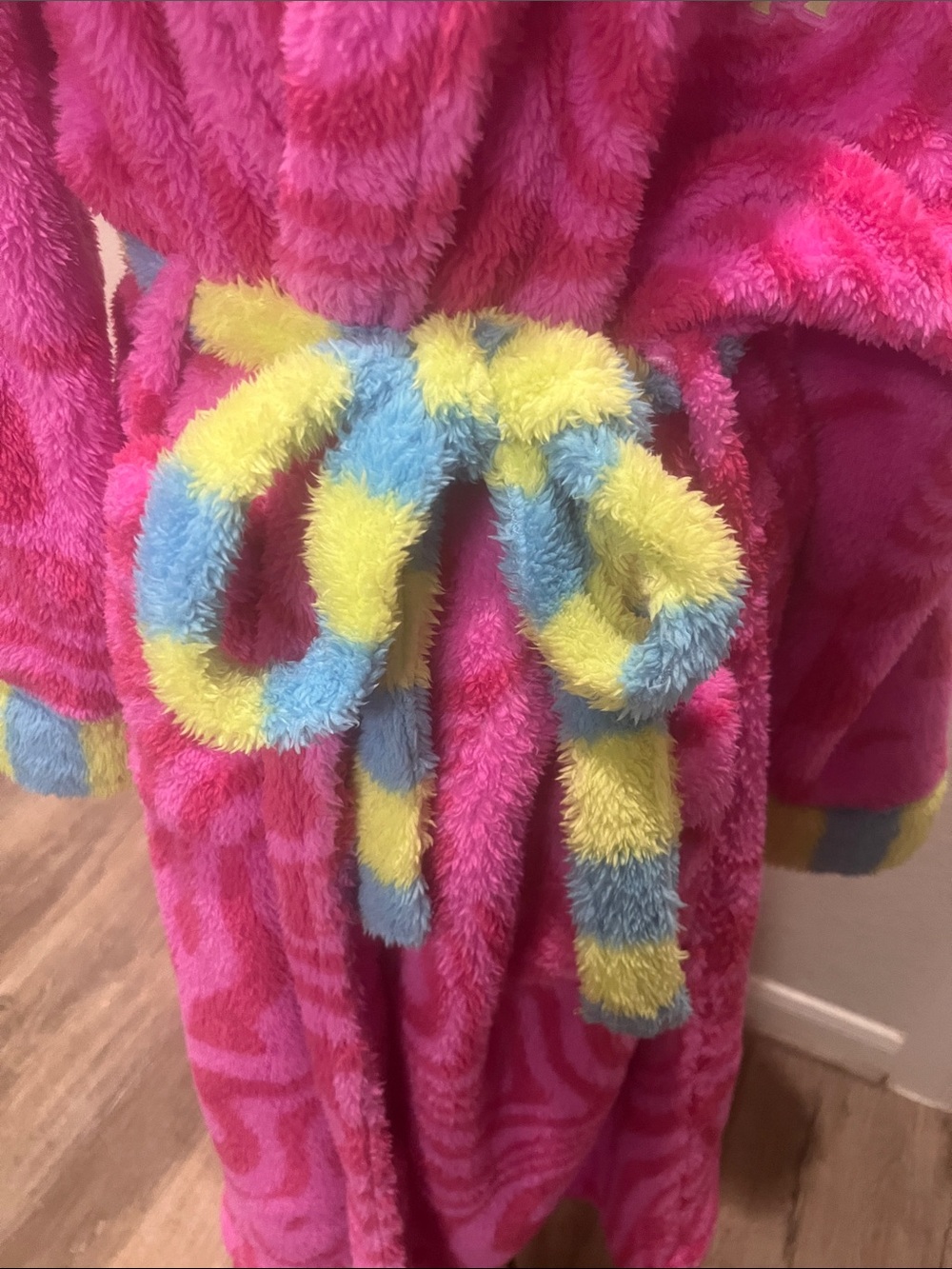 Poppi Bath Robe Pink - Picture 2 of 13